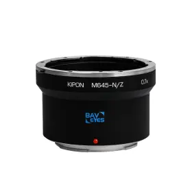 Kipon 972785170831 0.7x Focal Reducer Optical Adapter Put Mamiya 645 Lens On Nikon Z Camera Kipon 972785170831 0.7x Focal Reducer Optical Adapter Put Mamiya 645 Lens On Nikon Z Camera