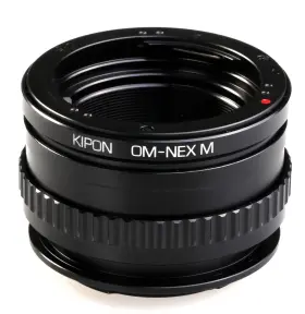 Kipon 972785173146 Macro Adapter With Helicoid Tube For Olympus Om Lens To Sony E Camera
