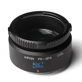 Kipon 972785177694 0.8x Focal Reducer Adapter For Pentacon 6 P6 Lens To Fuji G Mount Camera