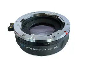 Kipon 972785178967 Pro Lock Version 0.8x Focal Reducer Adapter For Mamiya 645 Lens To Fuji G Camera