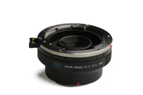 Kipon 972785179117 0.7x Pro Lock Style Adapter Focal Reducer Put Mamiya 645 Lens On Nikon Z Camera Kipon 972785179117 0.7x Pro Lock Style Adapter Focal Reducer Put Mamiya 645 Lens On Nikon Z Camera