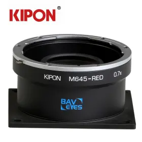 Kipon M645-red 0.7x Focal Reducer Put Mamiya 645 Lens On Red Epic/scarlet Video Camera