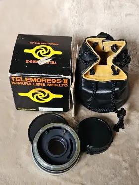 Komura 45495 Lens Tele-converter Adapter Telemore 95 Ii For Canon-ae Bag Box Instructi