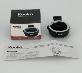 Kooka Kk-enc99a Af Lens Adapter Sony Nex Mirrorless Camera Body To Canon Eos Ef Ef-s