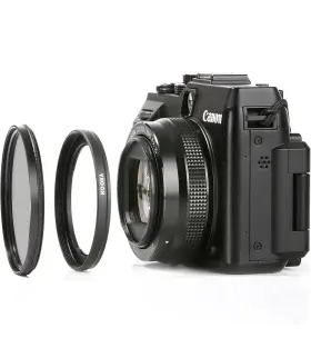 Kooka Kk-g1x 58mm Metal Filter Adapter Ring For Canon Powershot G1 X Lot Of 10