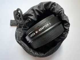 Leica 548182187714 Original M-adapter T 18771 Black Sl/lumix S1/sigma Fp Cameras Mint