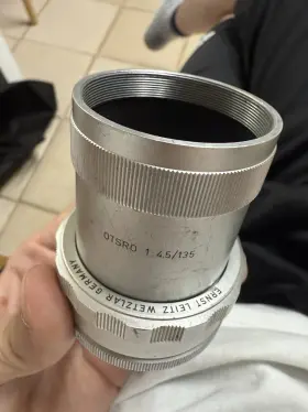 Leica Leitz Otzfo/16464 Otsro/16472 M Focusing Mount Extension Tube Otzfo And Otsro Visoflex 135mm Lens Heads