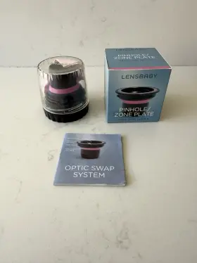 Lensbaby 188772002597 Pinhole Plastic Optic With Box Hard Case And Cloth Included