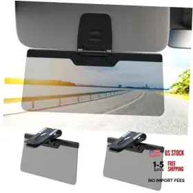 Lomdc Z101 Sun Visor Extender For Car 2 Pack Enhanced Uv400 Anti-glare Adjustable 2pack