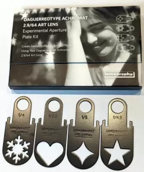 Lomography Z290ap1 Aperture Plate Kit For Daguerreotype Achromat 2.9/64 Art Lens