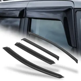 M-auto A06-m-vswd-t2-0151 M-auto Outside Mount Window Visors Compatible With 00-07 Ford Focus 4-dr. Zxw