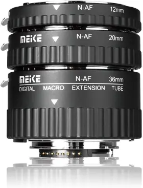 Maijin 445009116148 Meike N-af1-a Macro Electronic Mount Auto Foucs Metal Extension Tube Adapt