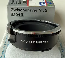 Mamiya 304062 Auto Extension Ring No. 2 Minty For M645 Cameras Ext Tube