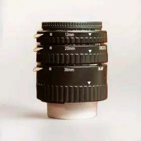 Mcoplus 702658444006 Extnp Auto Focus Macro Extension Tube Set 12mm 20mm 36mm For Nikon