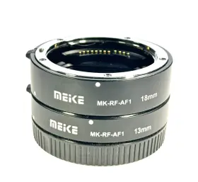 Meike Mk-rf-af1 2-piece Af Extension Tube Set 13mm 18mm For Canon Eos Rf Mount