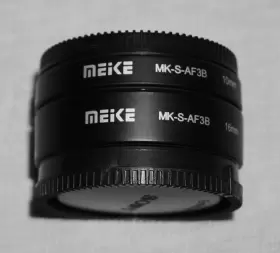 Meike Mk-s-af3b Auto Focus Macro Extension Tube Set Ring For Sony Micro Dslr New