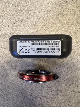 Metabones 897050182215 Leica M To Micro Four Thirds Mft Adapter Red Metabones 897050182215 Leica M To Micro Four Thirds Mft Adapter Red