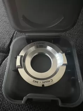 Metabones Mb C-m43-ch3 Mint C-mount Lens To Micro 4/3 Adapter Iii - Chrome Sku#1742737 Metabones Mb C-m43-ch3 Mint C-mount Lens To Micro 4/3 Adapter Iii - Chrome Sku#1742737