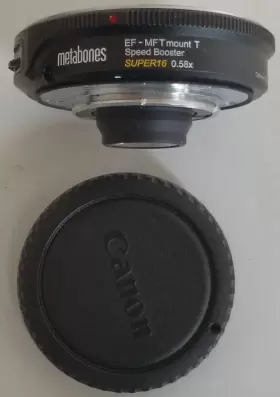 Metabones Mb Spef-m43-bt7 T Speed Booster Super16 0.58x Adapter For Canon Ef Lens To Mft Mount