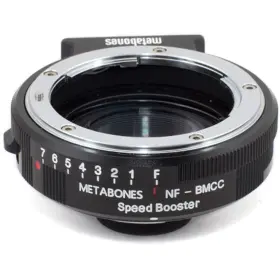 Metabones Mb Spnfg-bmcc-bm1 Nikon G To Blackmagic Cinema Camera With Micro 4/3 Speed Booster