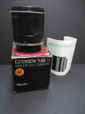 Minolta Cz6-0242 Sr Ii Extension Tube Set 1 2 3 Eb And El For Mount Lenses In Box