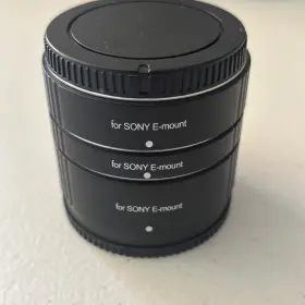 Movo 604888901482 Manual Focus Close-up Extension Tube Set For E-mount Sony Cameras