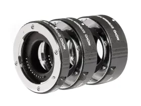 Movo 817711020698 Movo/kooka Mt-cm47 3-piece Af Chrome Macro Extension Tube Set For Canon Eos M