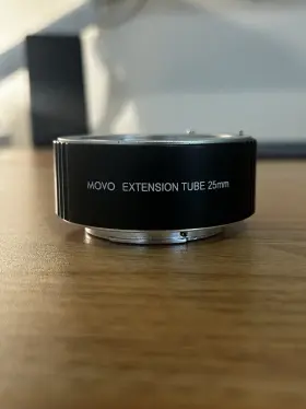 Movo Ext-s25 Photo Auto Focus 25mm Macro Af Extension Tube For Sony Alpha Dslr Camera
