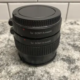 Movo Ext-s68 Auto Focus Macro Af Lens Extension Tube Set For Sony Alpha Dslr Camera