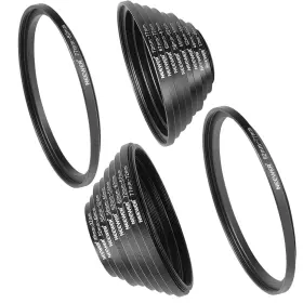 Neewer 10092240 Camera Lens Filter Ring Adapter Kit Step Up Set And Down