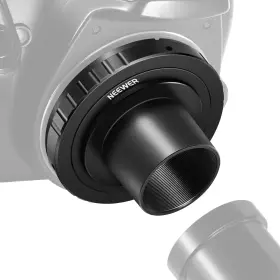 Neewer 10102538 T Ring With M42 Threads And 1.25 Inch Telescope Adapter For Canon Eos Cameras
