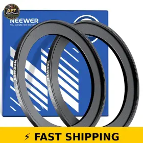 Neewer 191073092341 58-67mm Step Up Ring Adapter - 2 Pack