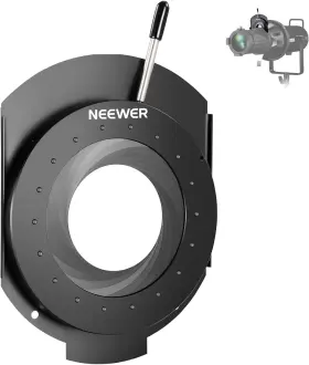 Neewer X0045w7g6b 5-60mm Spotlight Mount Iris Optical Diaphragm For Ls-39 Snoot