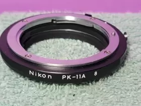 Nikon 018208026562 Pk-11a Auto Extension Ring 8mm F Mount #2295l Nikon 018208026562 Pk-11a Auto Extension Ring 8mm F Mount #2295l