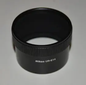 Nikon 25647 Ur-e14 Adapter For Use With Wc-e75 Wide Converter Lens Vg