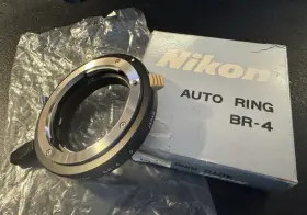 Nikon 2637 Br-4 Bellows Ring Adapter In Box Br4 Macro Adaptor For Pb-4 Pb-5