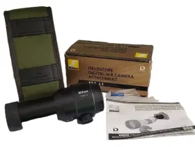 Nikon 8322 Fieldscope Fsa-l1 Digital Slr Camera Attachment And Covers Case Instructions