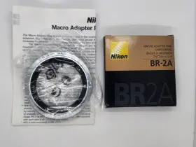 Nikon Nikkor 018208013579 Br-2a/fr-5 Macro Adapter Ring For Bellows Focusing Attachment Original Box