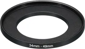 Patikil Pta230207tt0070eu 34mm-49mm Metal Step Up Ring Camera Lens Filter Adapter