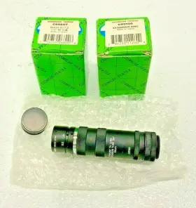 Pentax C60607 New Cosmicar And C90100 6mm Lens 40mm Extension Set 243g