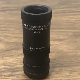 Pentax / Cosmicar 90100 Ex-c6 Cosmicar/ C-mount Extension Tube Set 5mm 10mm 20mm And 40mm Pentax / Cosmicar 90100 Ex-c6 Cosmicar/ C-mount Extension Tube Set 5mm 10mm 20mm And 40mm
