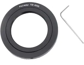 Photography Accessories Inc 313018648691 Fotasy Adjustable T2 Lens To Cannon Ef Efs Adapter T Mount Telescope Lense Adap