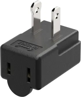 Plugrand Pa-0507b Right Angle Adapter 2-prong 90 Degree Upward Angled Ac Polarized