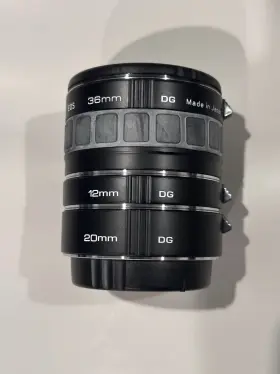Promaster 8826 Macro Extension Tube Set For Canon Eos 12mm 20mm 36mm