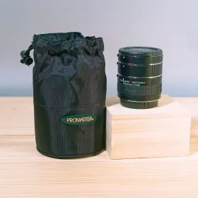 Promaster 997852710235 Macro Extension Tube Set For Canon Ef And Ef-s N 12mm 20mm 36mm