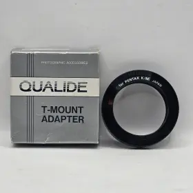 Qualide 25-166-4066 T-mount Adapter For Pentax K/m 25-166-2227 Qualide 25-166-4066 T-mount Adapter For Pentax K/m 25-166-2227