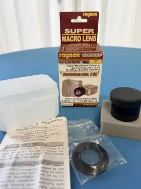 Raynox Mpn-500 Msn-500 Super Macroscan Conversion Lens 2.5x - For Nikon Coolpix 990 950