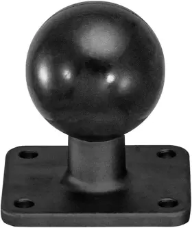 Resources Inc. 744110084856 Mounts Metal 4-hole Amps To 38mm 1.5 Inch Ball Adapter Permanent Mount Flat S