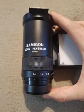 Samigon Bsa712 Zoom 35mm Slide Film Duplicator Lens T Mount Nikon Excellent Cond