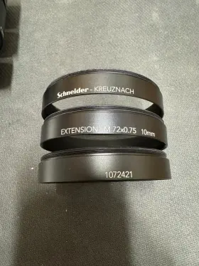 Schneider 1072421 Schneider-kreuznach Extension M 72x0.75 10mm #1072421 Tube Lot Of 1 Schneider 1072421 Schneider-kreuznach Extension M 72x0.75 10mm #1072421 Tube Lot Of 1